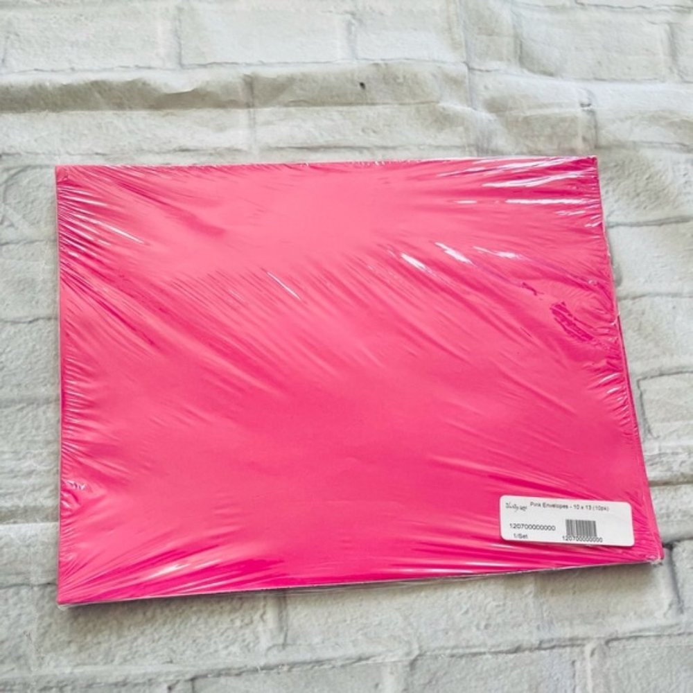 Thirty-one 10 x 13 Pink Envelopes - Pack of 10